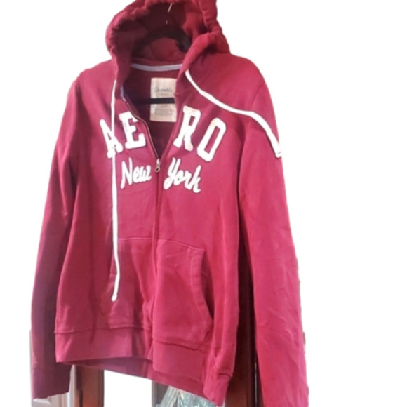 AERO New York eighty Seven by Aeropostale Burgundy youth large - Picture 1 of 9